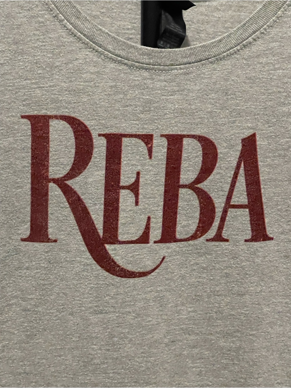 Gildan Gray Short-Sleeve Tee with Red REBA Graphic - Picture 3 of 12